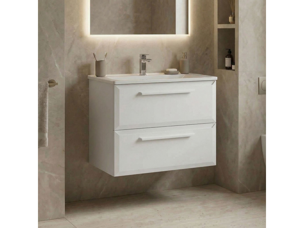 Móvel para lavatório «Nuvola 65 v2» - 65 x 50 x 62 cm - Branco