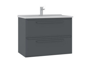 Móvel de lavatório «Nuvola 80 v2» - 80 x 50 x 62 cm - Antracite