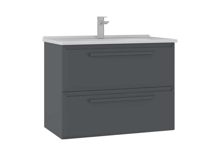 Móvel de lavatório «Nuvola 80 v2» - 80 x 50 x 62 cm - Antracite