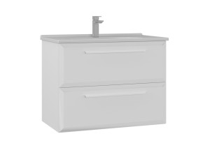 Móvel para lavatório «Nuvola 80 v2» - 80 x 50 x 62 cm - Branco