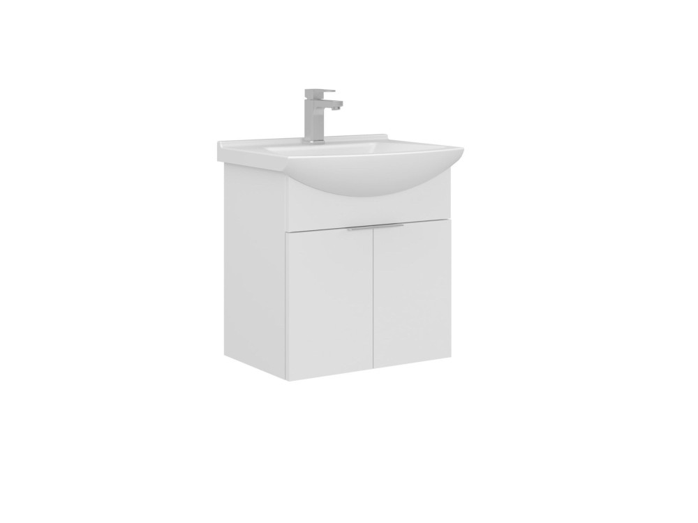 Móvel para lavatório «Purus 55» - 55 x 50 x 58 cm - Branco