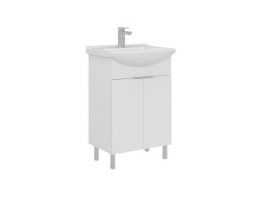 Móvel para lavatório «Purus 55» - 55 x 50 x 83 cm - Branco