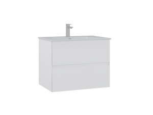 Móvel para lavatório «Nest 71 v2» - 71 x 51 x 55 cm - Branco mate