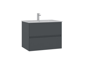 Móvel para lavatório «Nest 71 v2» - 71 x 51 x 55 cm - Antracite mate
