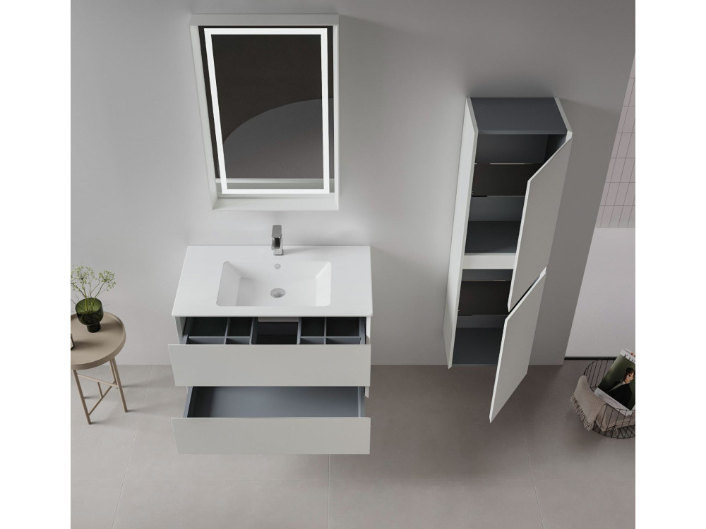 Móvel para lavatório «Nest 91 v2» - 91 x 51 x 55 cm - Matte Cashmere