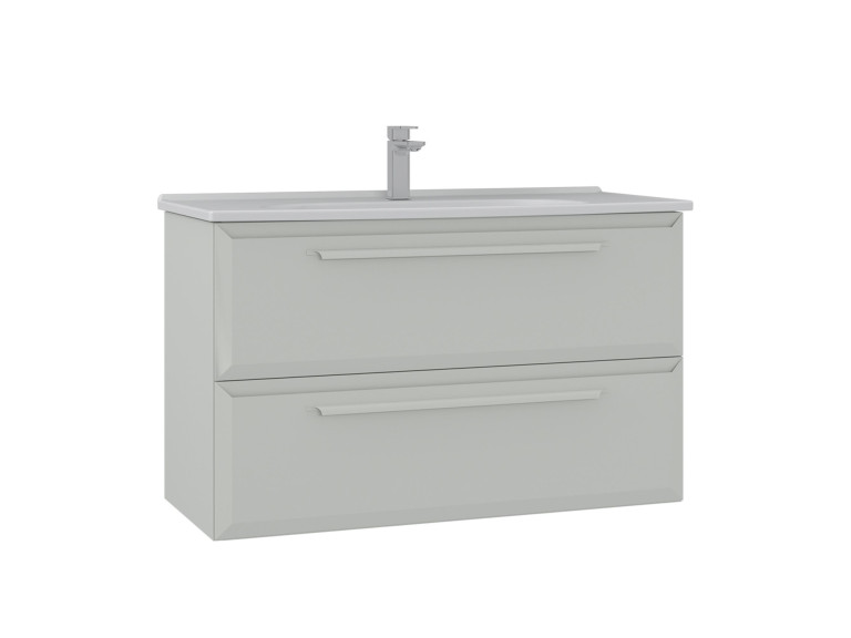 Móvel de lavatório «Nuvola 100 v2» - 100 x 50 x 62 cm - Cashmere