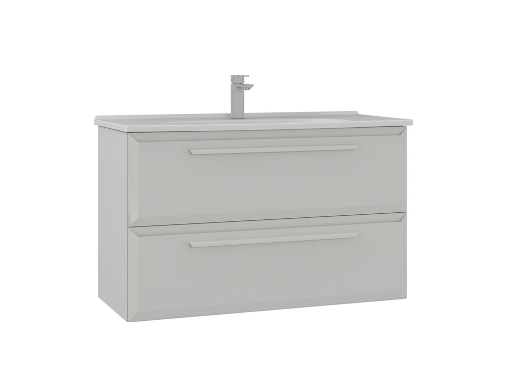 Móvel de lavatório «Nuvola 100 v2» - 100 x 50 x 62 cm - Cashmere