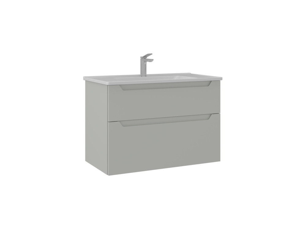 Móvel para lavatório «Messina 85 v2» - 85 x 45 x 55 cm - Matte Cashmere