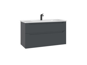 Móvel para lavatório «Messina 100 v2» - 100 x 45 x 55 cm - Antracite mate