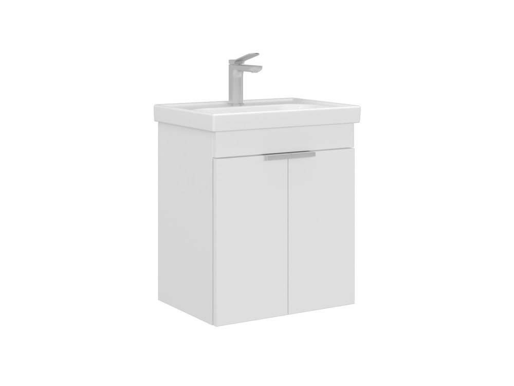 Móvel para lavatório «Desna 50» - 50 x 38 x 58 cm - Branco mate