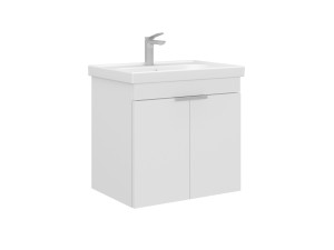 Móvel para lavatório «Desna 60» - 60 x 45 x 58 cm - Branco mate