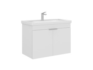 Móvel para lavatório «Desna 80» - 80 x 45 x 58 cm - Branco mate