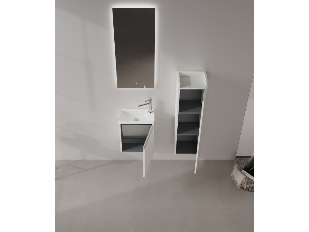 Móvel para lavatório «Ferla 40» - 40 x 22 x 50 cm - Matte Cashmere