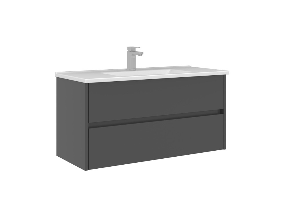 Móvel de lavatório «Arno 100» - 100 x 45 x 52 cm - Antracite