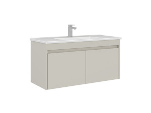 Móvel para lavatório «Arno 100» - 100 x 45 x 52 cm - Cashmere