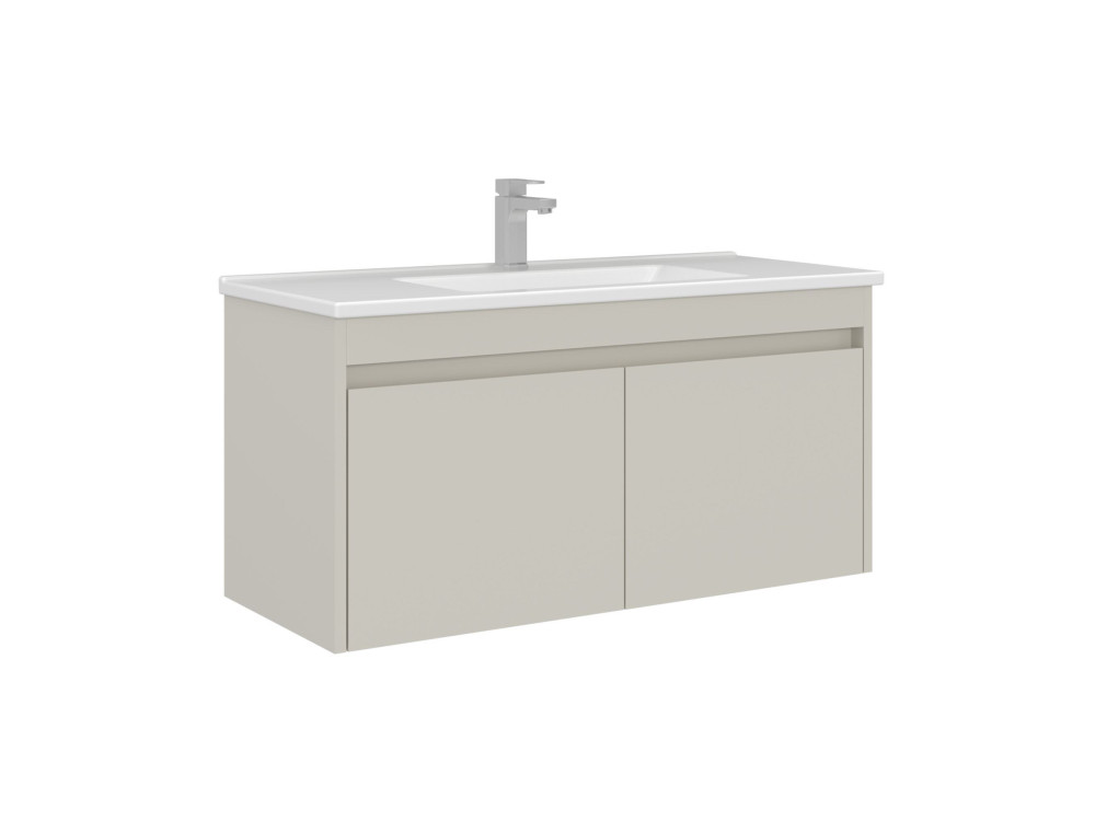 Móvel para lavatório «Arno 100» - 100 x 45 x 52 cm - Cashmere