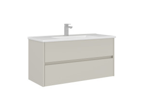 Móvel para lavatório «Arno 100» - 100 x 45 x 52 cm - Cashmere