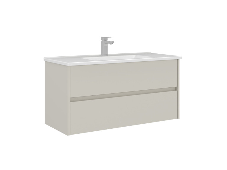 Móvel para lavatório «Arno 100» - 100 x 45 x 52 cm - Cashmere