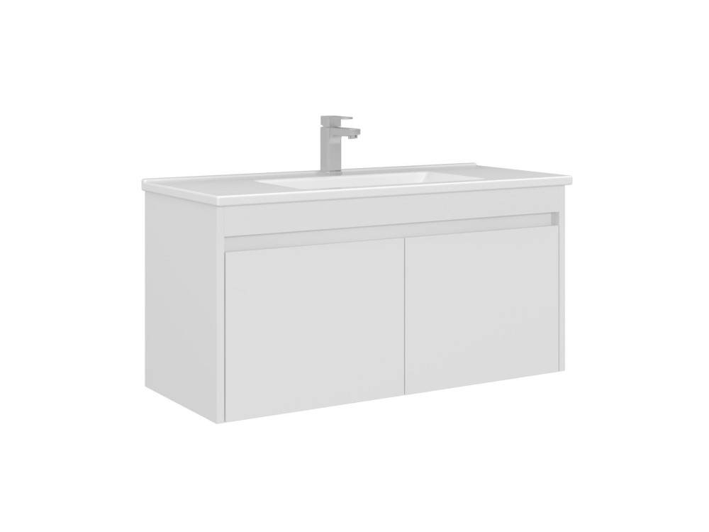 Móvel para lavatório «Arno 100» - 100 x 45 x 52 cm - Branco