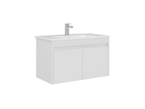 Móvel para lavatório «Arno 85» - 85 x 45 x 52 cm - Branco