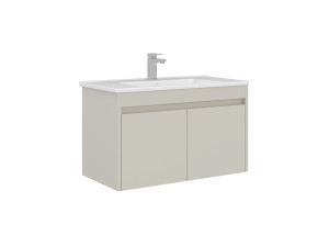 Móvel para lavatório «Arno 85» - 85 x 45 x 52 cm - Cashmere