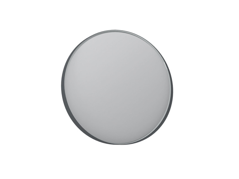 Espelho decorativo em madeira «Moonlight 90 v2» - 90 x 7 x 90 cm - Antracite mate