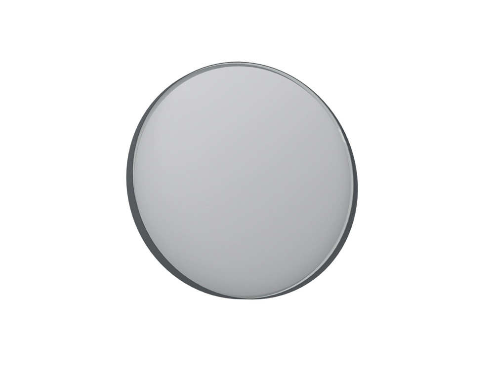 Espelho decorativo em madeira «Moonlight 90 v2» - 90 x 7 x 90 cm - Antracite mate