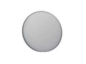 Espelho decorativo em madeira «Moonlight 90 v2» - 90 x 7 x 90 cm - Cinza mate
