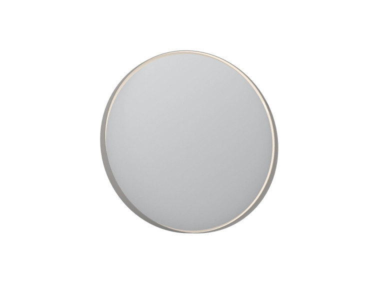 Espelho decorativo em madeira «Moonlight 90 v2» - 90 x 7 x 90 cm - Matte Mink