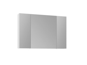 Móvel de casa de banho com espelho «Nuvola 100 v2» - 97 x 16 x 66 cm - Branco