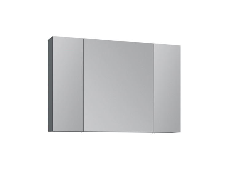 Móvel de casa de banho com espelho «Nuvola 100 v2» - 97 x 16 x 66 cm - Antracite