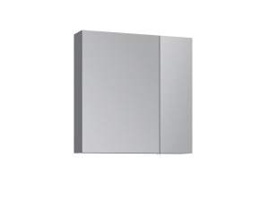 Móvel de casa de banho com espelho «Nuvola 60 v2» - 66 x 16 x 60 cm - Cinza