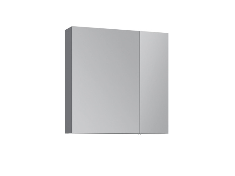 Móvel de casa de banho com espelho «Nuvola 60 v2» - 66 x 16 x 60 cm - Cinza