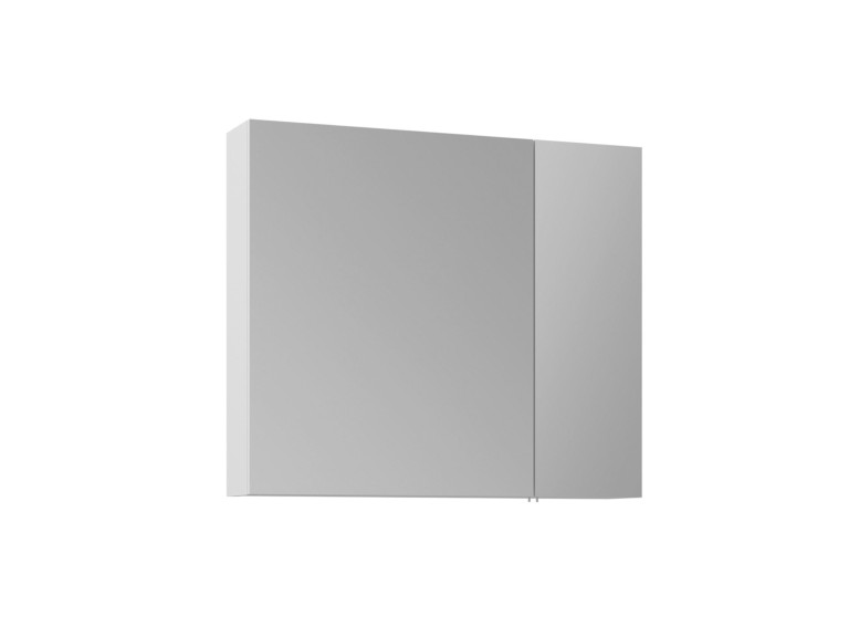 Móvel de casa de banho com espelho «Nuvola 80 v2» - 75 x 16 x 66 cm - Branco