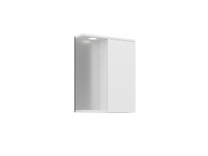 Móvel de casa de banho com espelho «Purus 55» - 56 x 18 x 68 cm - Branco