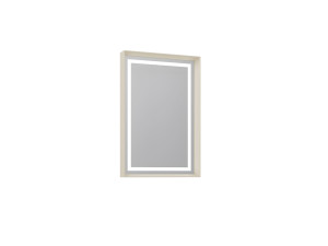 Espelho decorativo em madeira «Craft 60 x 90 v2» - 60 x 10 x 90 cm - Matte Mink