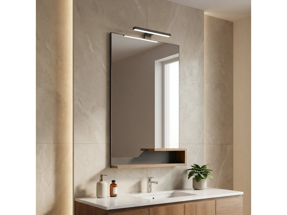 Espelho decorativo em madeira «Galia 60» - 60 x 14 x 100 cm - Carvalho