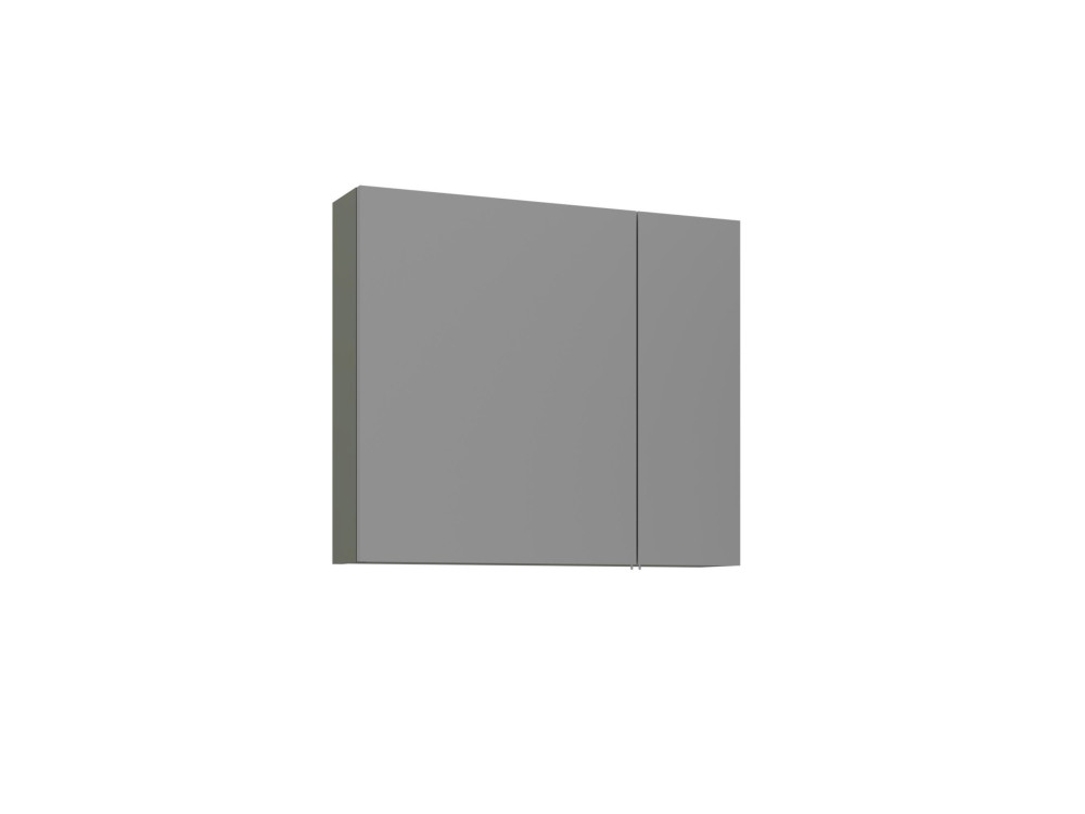 Móvel de casa de banho com espelho «Bari 80» - 75 x 16 x 66 cm - Verde mate