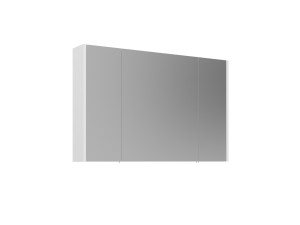 Móvel de casa de banho com espelho «Arno 100» - 100 x 16 x 66 cm - Branco