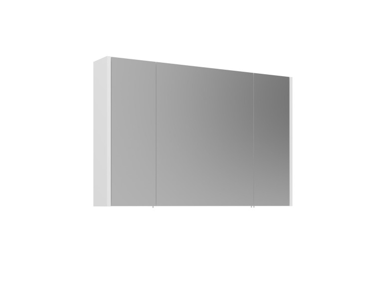 Móvel de casa de banho com espelho «Arno 100» - 100 x 16 x 66 cm - Branco