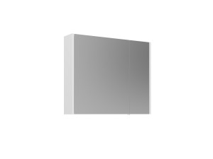 Móvel de casa de banho com espelho «Arno 80» - 79 x 16 x 66 cm - Branco
