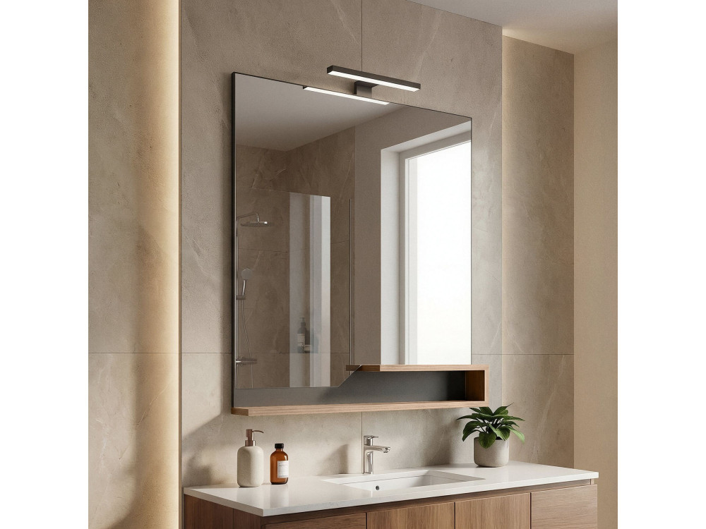 Espelho decorativo em madeira «Galia 80» - 60 x 14 x 100 cm - Carvalho