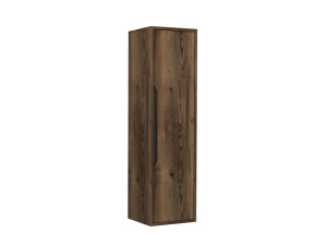 Armário de casa de banho «Galia 40» - 40 x 30 x 138 cm - Nogueira Escura