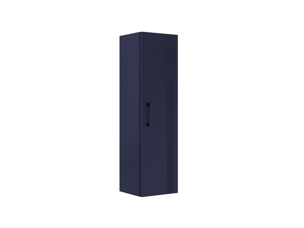 Armário de casa de banho «Bari 40» - 40 x 32 x 138 cm - Azul-marinho mate