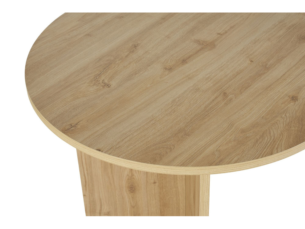 Mesa de jantar de madeira "Sablin" 180 x 90 x 75 cm - carvalho de Cádis