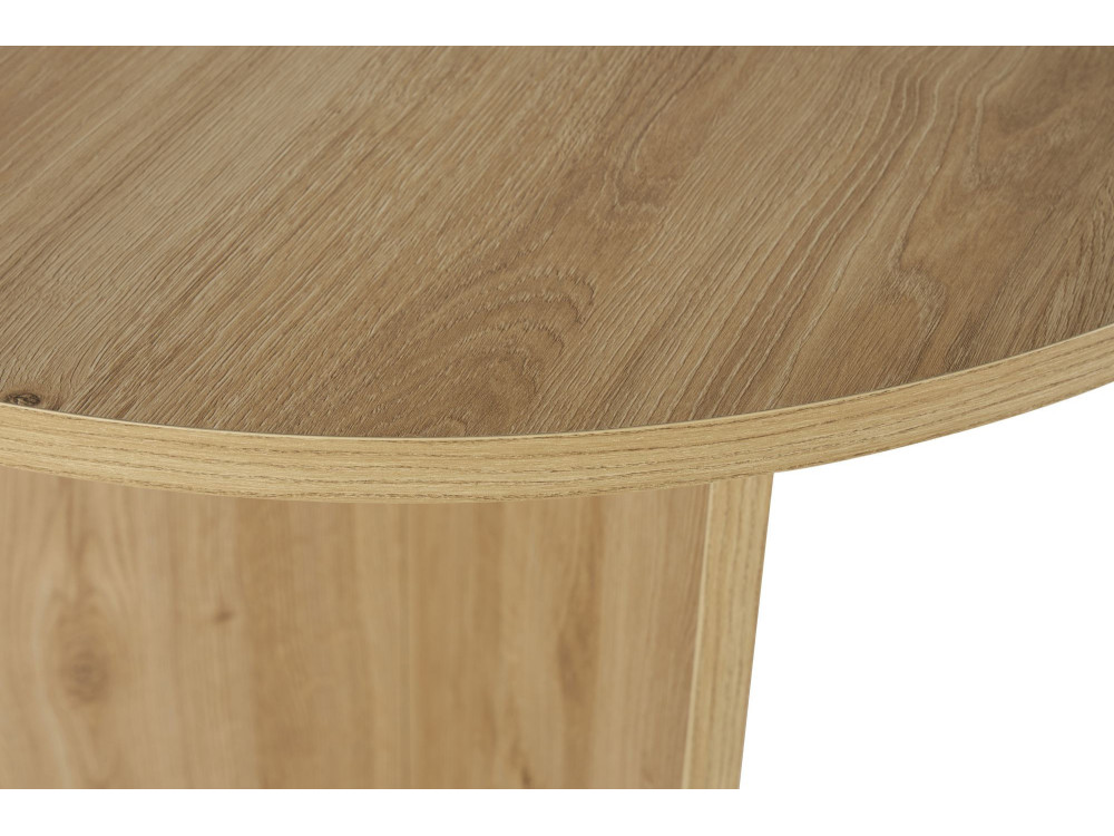 Mesa de jantar de madeira "Sablin" 180 x 90 x 75 cm - carvalho de Cádis