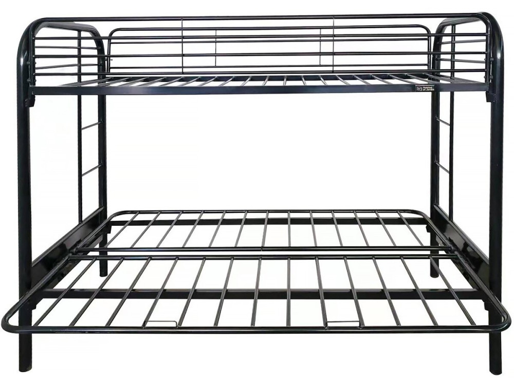Cama mezanino "POLO" - 90 x 190 cm - Preto