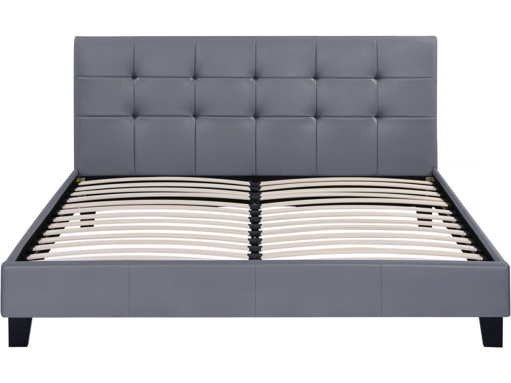 Cama"Julia" - 140 x 190 cm - Cinza
