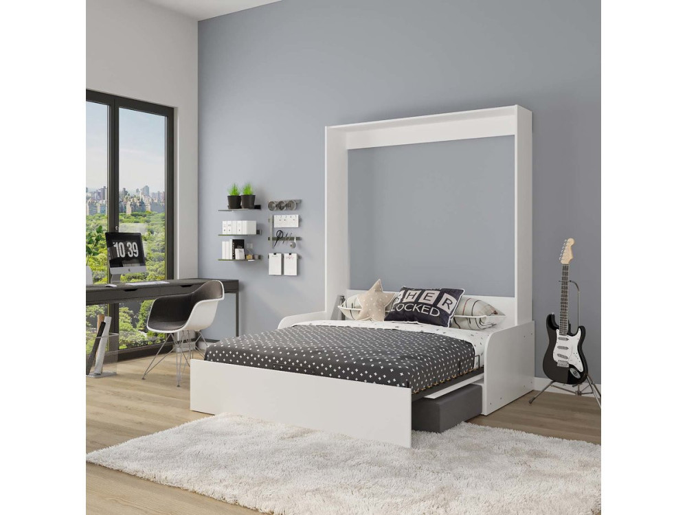 NYD SOFA 5" cama rebatível - 160 X 200 cm - Branco