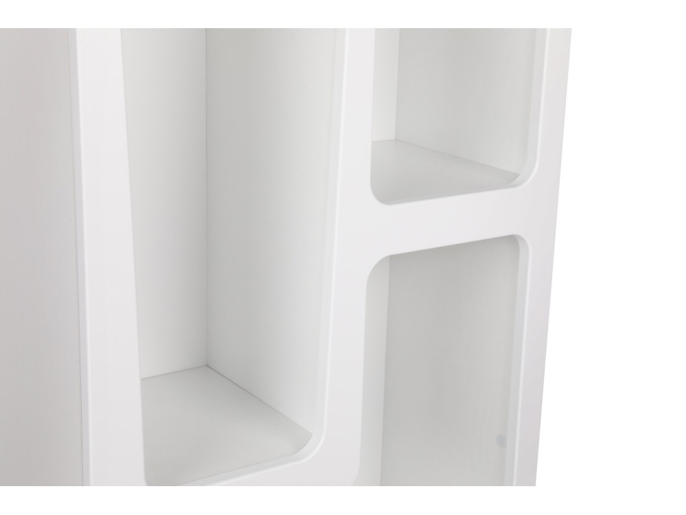 Estante de madeira "Venüs" 60 x 32 x 150 cm - Branco